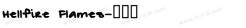Hellfire Flames字体转换